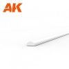 AK Interactive AK6551 HALF CANE 1.00 X 350MM – STYRENE HALF CANE – (5 UNITS)